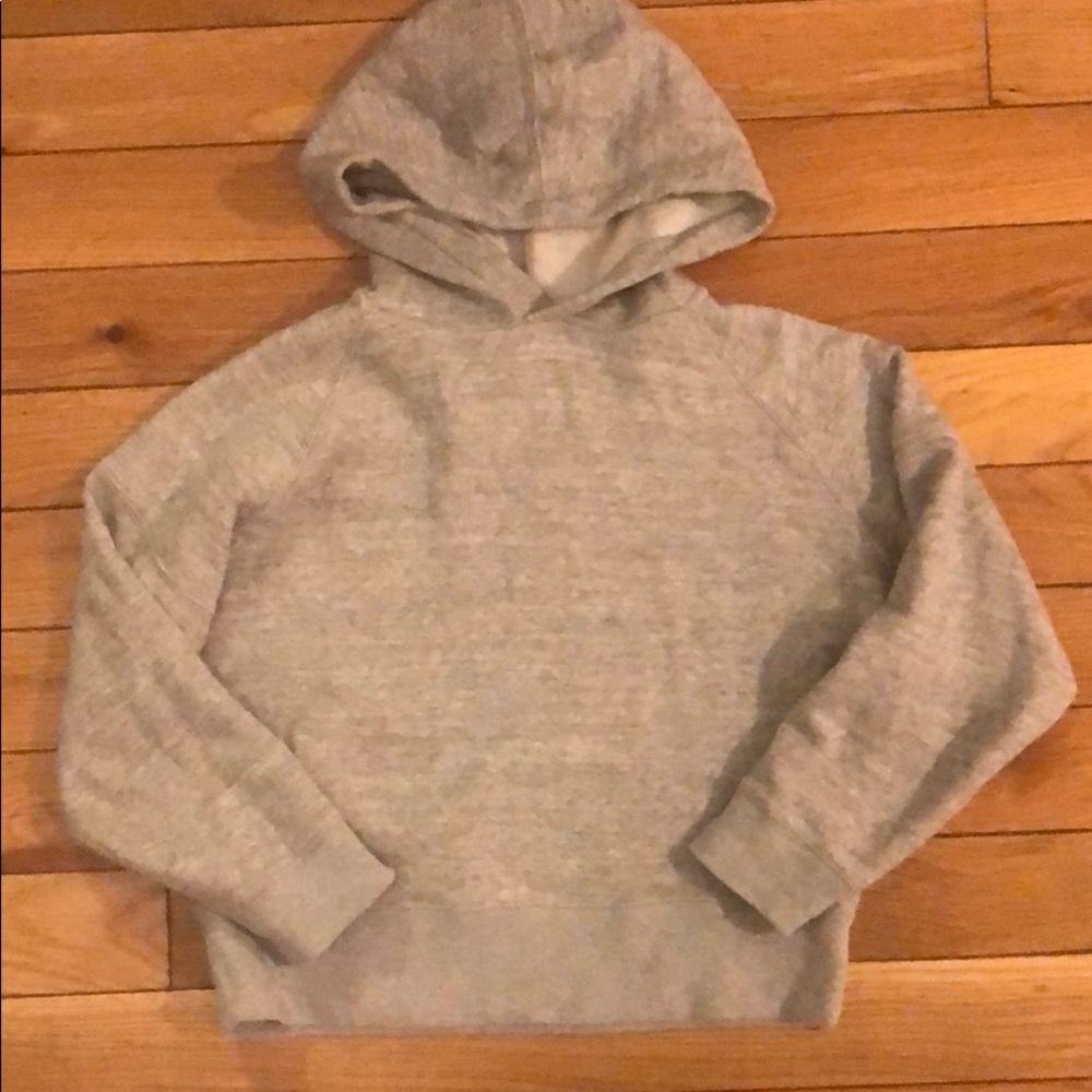 Entire world cropped hoodie